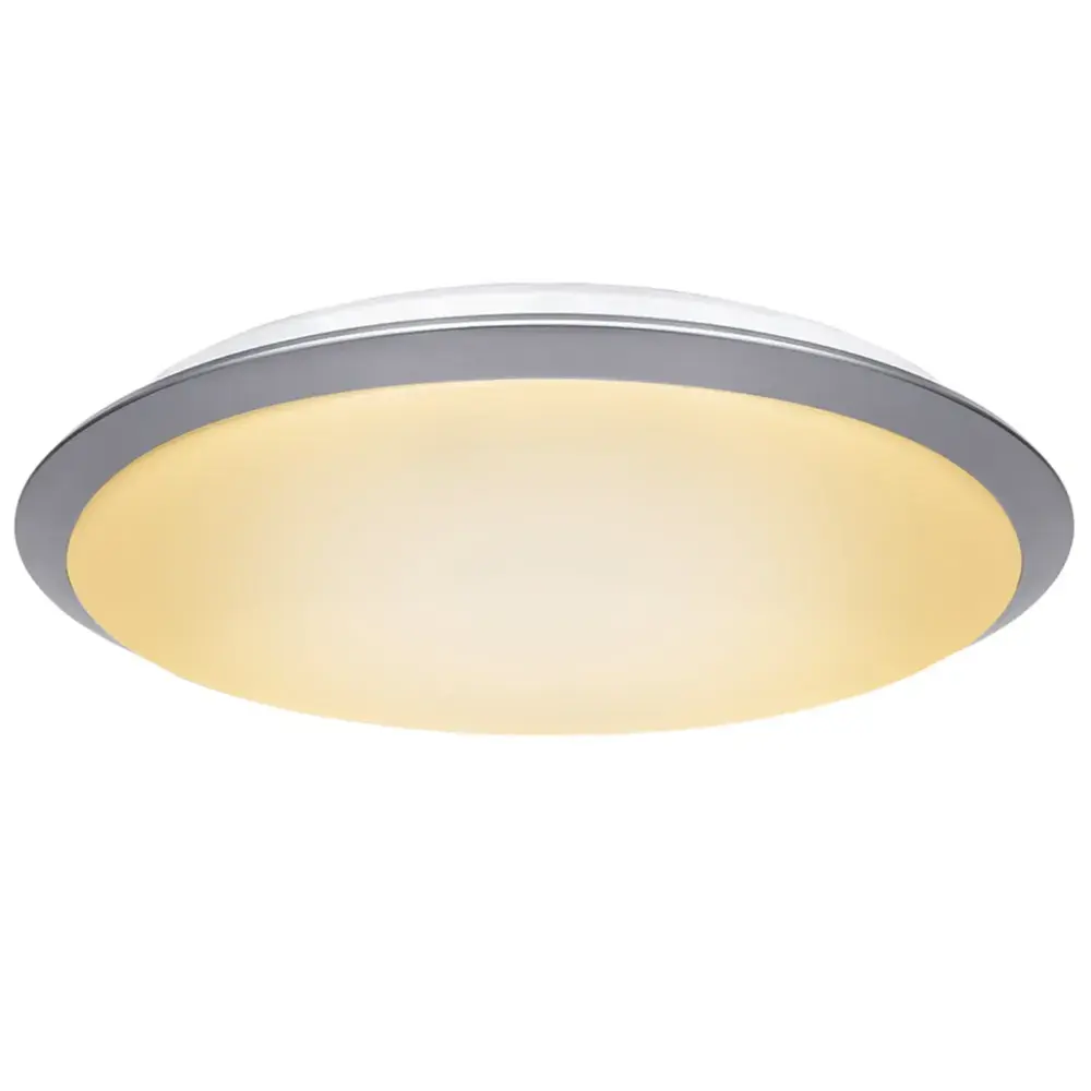 Aigostar LED-Leuchten LED Deckenleuchte Rund Silber - 24W - 1800lm 3000K Warmweiß Aigostar LED-Leuchten LED Deckenleuchte Rund Silber - 24W - 1800lm 3000K Warmweiß