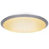 Aigostar LED-Leuchten LED Deckenleuchte Rund Silber - 24W - 1800lm 3000K Warmweiß Aigostar LED-Leuchten LED Deckenleuchte Rund Silber - 24W - 1800lm 3000K Warmweiß