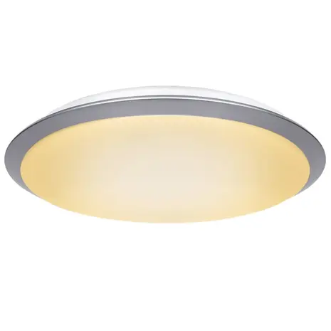 Aigostar LED-Leuchten LED Deckenleuchte Rund Silber - 24W - 1800lm 3000K Warmweiß Aigostar LED-Leuchten LED Deckenleuchte Rund Silber - 24W - 1800lm 3000K Warmweiß