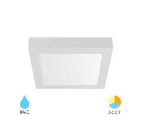 Brayton LED Plafondlamp 12W - 1120lm CCT Weiß Quadratisch