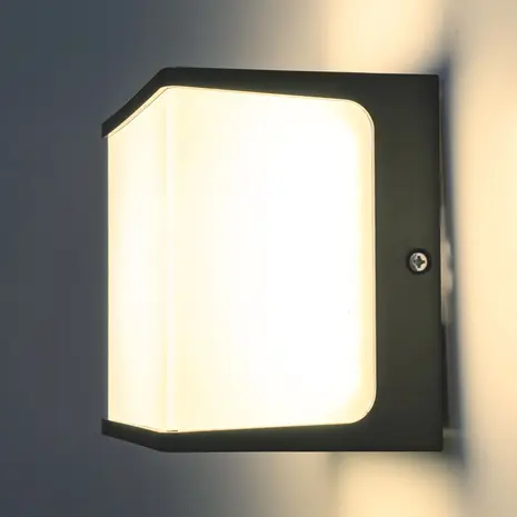 Modee Lighting LED Wandlampe 8W - 680lm 4000K - IP65 - 120x120x92mm