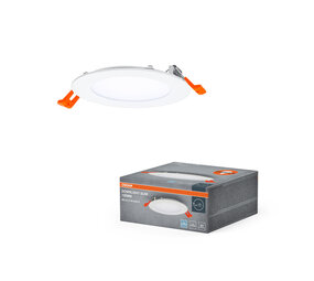 LED Downlight Slim Einbau 8W - 550lm 6500K - 120mm Weiß LED Downlight Slim Einbau 8W - 550lm 6500K - 120mm Weiß