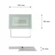 Spectrum LED Noctis Lux 3 Floodlight 20W - 4000K 2000lm Weiß Spectrum LED Noctis Lux 3 Floodlight 20W - 4000K 2000lm Weiß