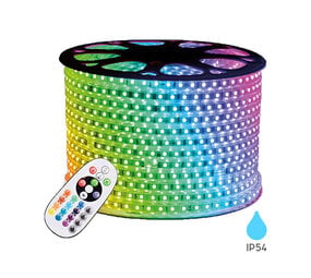 Brayton LED-Lichtschlauch – 100 m, RGB, 10 W pro Meter – 16 mm breit – 230 V, Plug-and-Play Brayton LED-Lichtschlauch – 100 m, RGB, 10 W pro Meter – 16 mm breit – 230 V, Plug-and-Play