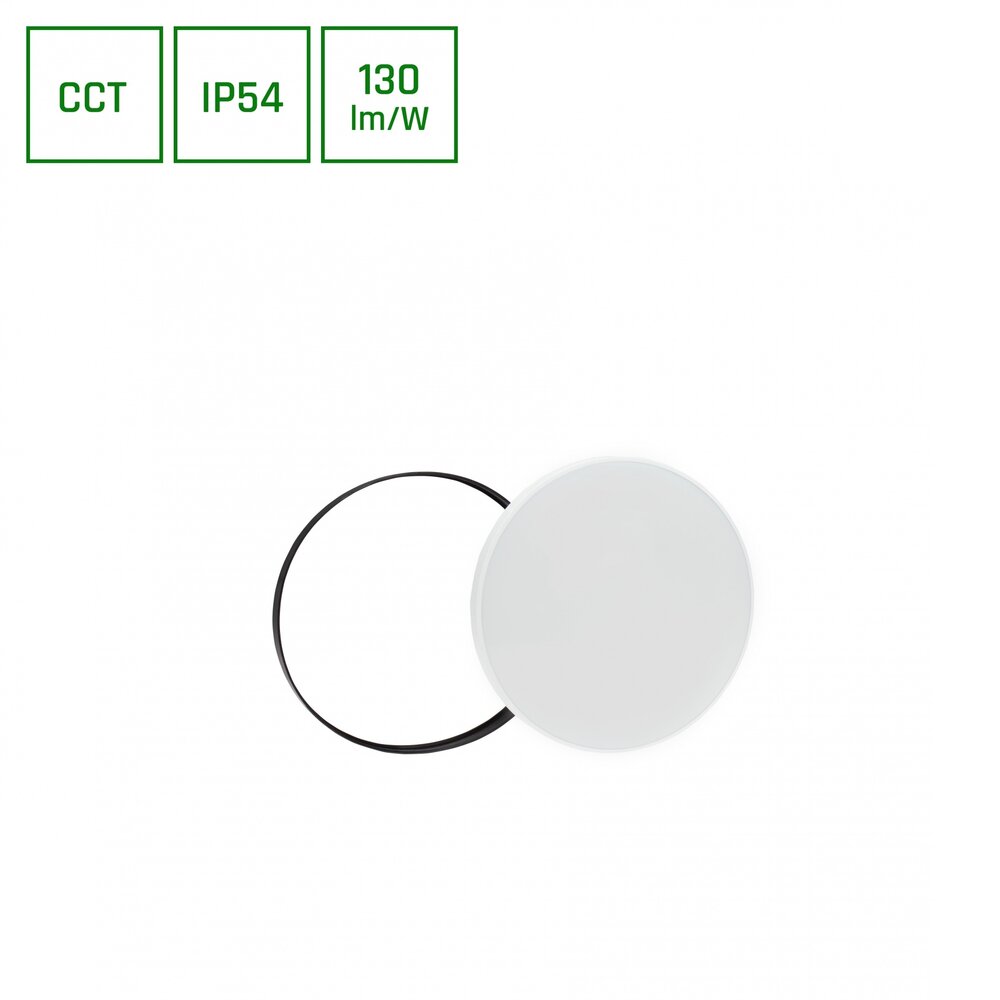 Spectrum LED-Deckenleuchte Nymphea IP54 – 18 W, 2000 lm – CCT Spectrum LED-Deckenleuchte Nymphea IP54 – 18 W, 2000 lm – CCT