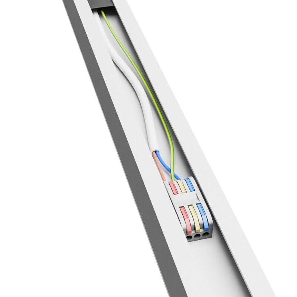 Spectrum LED-Pendelleuchte Allday Basic – 120CM - 20W/30W/40W– Weiß | CCT 230V 115DEG IP20 Farbtemperatur einstellbar