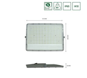Spectrum LED-Strahler - NOCTIS MAX - 200W 4000K 17.500 Lm Spectrum LED-Strahler - NOCTIS MAX - 200W 4000K 17.500 Lm