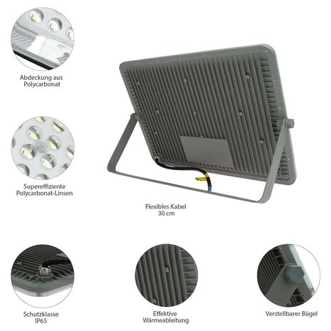 Spectrum LED Strahler NOCTIS MAX - 200W - 4000K Neutralweiß - 17500Lm Spectrum LED Strahler NOCTIS MAX - 200W - 4000K Neutralweiß - 17500Lm
