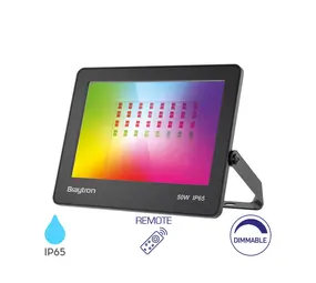 Brayton LED Scheinwerfer 50W RGB - IP65 - Farbwechsel - 3 Jahre Garantie