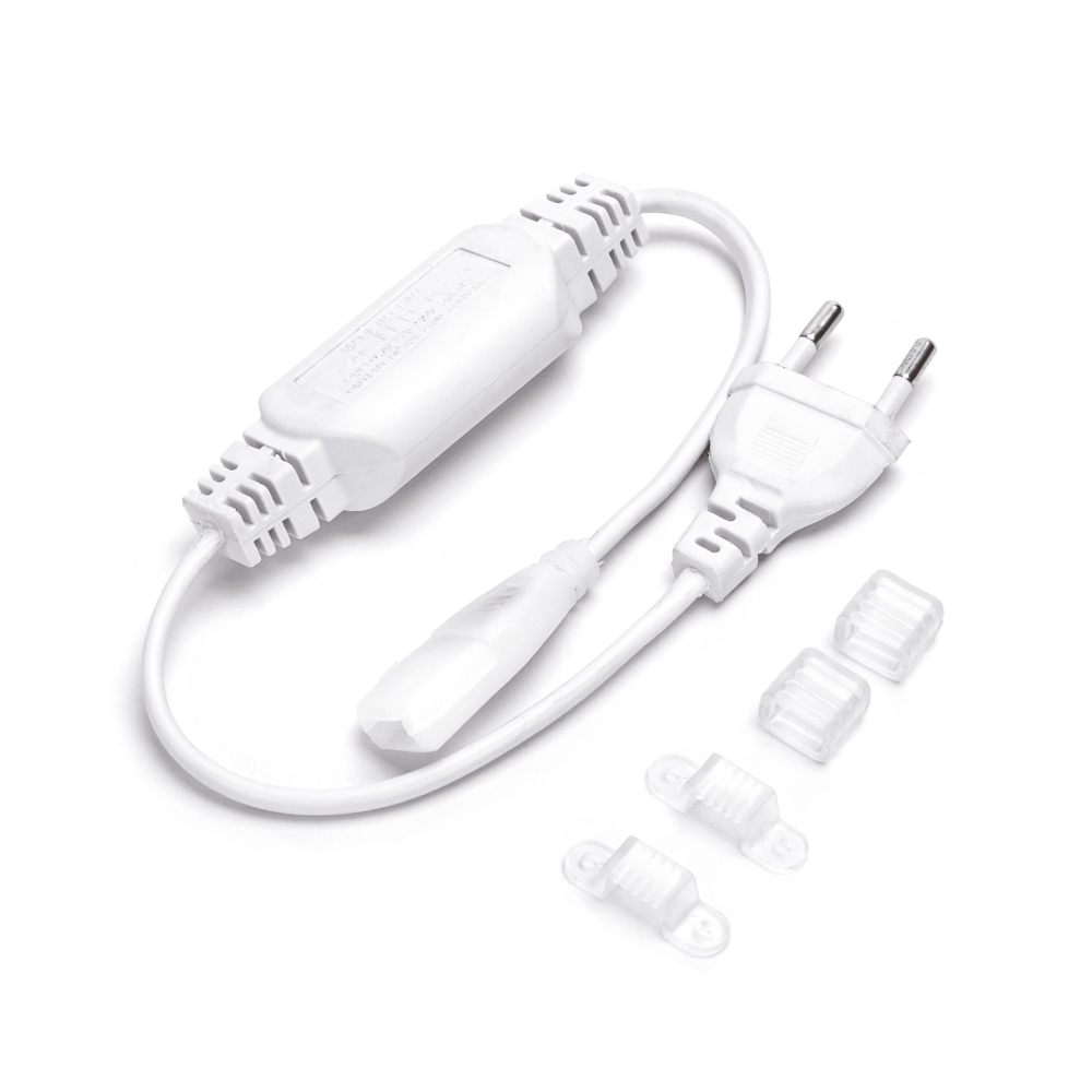 Aigostar LED COB Lichtschlauch V2 8mm Anschlussset 230V - Eurostecker inklusive Endkappe Aigostar LED COB Lichtschlauch V2 8mm Anschlussset 230V - Eurostecker inklusive Endkappe