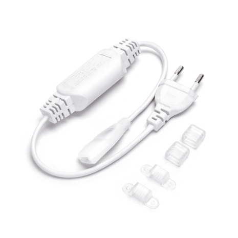 Aigostar LED COB Lichtschlauch V2 8mm Anschlussset 230V - Eurostecker inklusive Endkappe Aigostar LED COB Lichtschlauch V2 8mm Anschlussset 230V - Eurostecker inklusive Endkappe