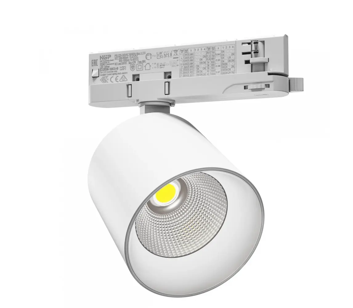 Spectrum Artemida Maxi LED Railspot 3-Phasen 32W-40W 3200-3800Lm - 4000K Neutralweiß | 36° - Weiß Kurzbeschreibung: Spectrum Artemida Maxi LED Railspot 3-Phasen 32W-40W 3200-3800Lm - 4000K Neutralweiß | 36° - Weiß Kurzbeschreibung:
