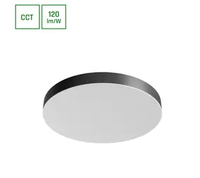 Spectrum Nymphea Optima Black LED Deckenleuchte 36W 4300Lm CCT - Ø400mm - Weiß/Schwarz Spectrum Nymphea Optima Black LED Deckenleuchte 36W 4300Lm CCT - Ø400mm - Weiß/Schwarz