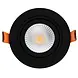 LCB LED-Beleuchtung Innovatives Design, hochwertige Technik & schnelle Lieferung! LED Einbauspot Schwarz 5W 420Lm Dim to Warm 1800K-2800K - IP65 | Ø95mm | Dimmbar