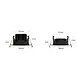 LCB LED-Beleuchtung Innovatives Design, hochwertige Technik & schnelle Lieferung! LED Einbauspot Schwarz 5W 420Lm Dim to Warm 1800K-2800K - IP65 | Ø95mm | Dimmbar