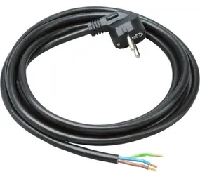 Sollux Lighting Anschlusskabel mit Winkelstecker 5m - H03VV-F 3G0,75mm² - Schwarz Sollux Lighting Anschlusskabel mit Winkelstecker 5m - H03VV-F 3G0,75mm² - Schwarz