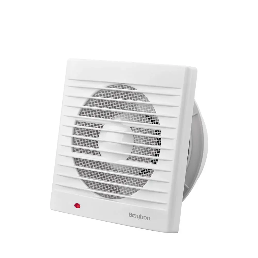Brayton Badventilator 12W - Ø100mm Abluft - 34dB - Weiß Brayton Badventilator 12W - Ø100mm Abluft - 34dB - Weiß
