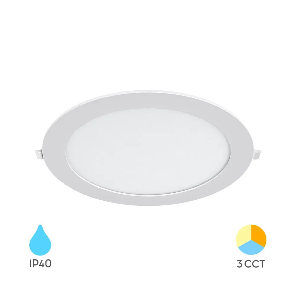 Brayton LED Einbaustrahler 18W 1760Lm CCT - Ø229mm - IP40 - Rund Brayton LED Einbaustrahler 18W 1760Lm CCT - Ø229mm - IP40 - Rund