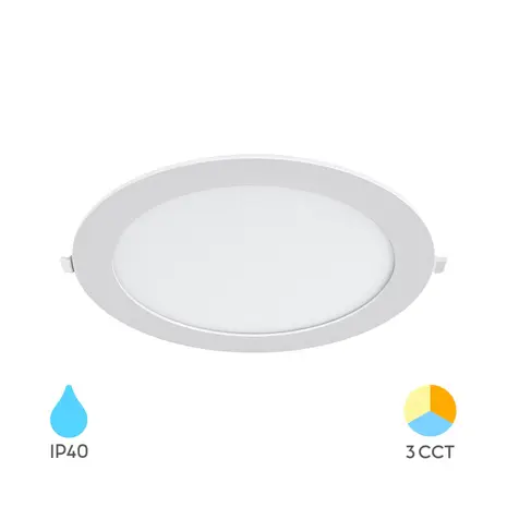 Brayton LED Einbaustrahler 18W 1760Lm CCT - Ø229mm - IP40 - Rund Brayton LED Einbaustrahler 18W 1760Lm CCT - Ø229mm - IP40 - Rund