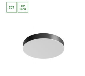 Spectrum LED Deckenlampe Nymphea Optima Black LED Deckenleuchte 24W CCT 3000K-6000K Spectrum LED Deckenlampe Nymphea Optima Black LED Deckenleuchte 24W CCT 3000K-6000K