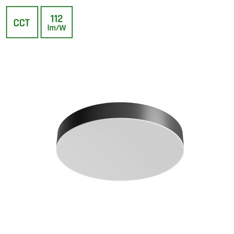 Spectrum LED Deckenlampe Nymphea Optima Black LED Deckenleuchte 24W CCT 3000K-6000K Spectrum LED Deckenlampe Nymphea Optima Black LED Deckenleuchte 24W CCT 3000K-6000K
