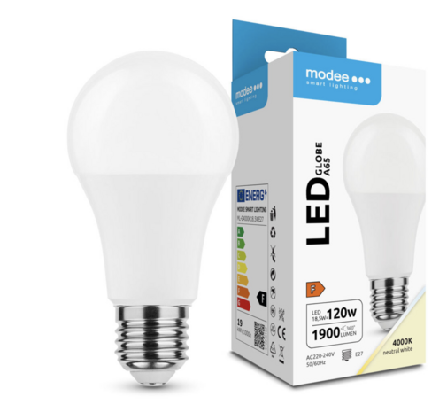 Modee Lighting LED-Lampe – E27 A60 – 18,5 W - 1900 lm – 4000 K Neutralweiß