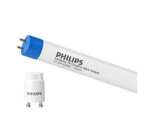 Philips CorePro LED-Röhre T8 (EM/Netzbetrieb) Ultra-Leistung 24,9 W 3320 lm – 830–840–865 K Farbtemperatur | 150 cm – Ersetzt 58-W-Leuchtstoffröhre
