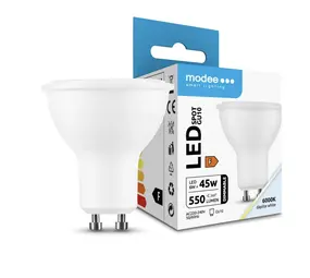 Modee Lighting LED GU10 Spot - 6W Dimmbar - 550Lm 6000K Tageslichtweiß 110° Abstrahlwinkel Modee Lighting LED GU10 Spot - 6W Dimmbar - 550Lm 6000K Tageslichtweiß 110° Abstrahlwinkel