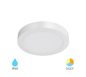 Brayton LED Deckenleuchte Rund 12W - 1120Lm CCT Weiß 3in1 Brayton LED Deckenleuchte Rund 12W - 1120Lm CCT Weiß 3in1