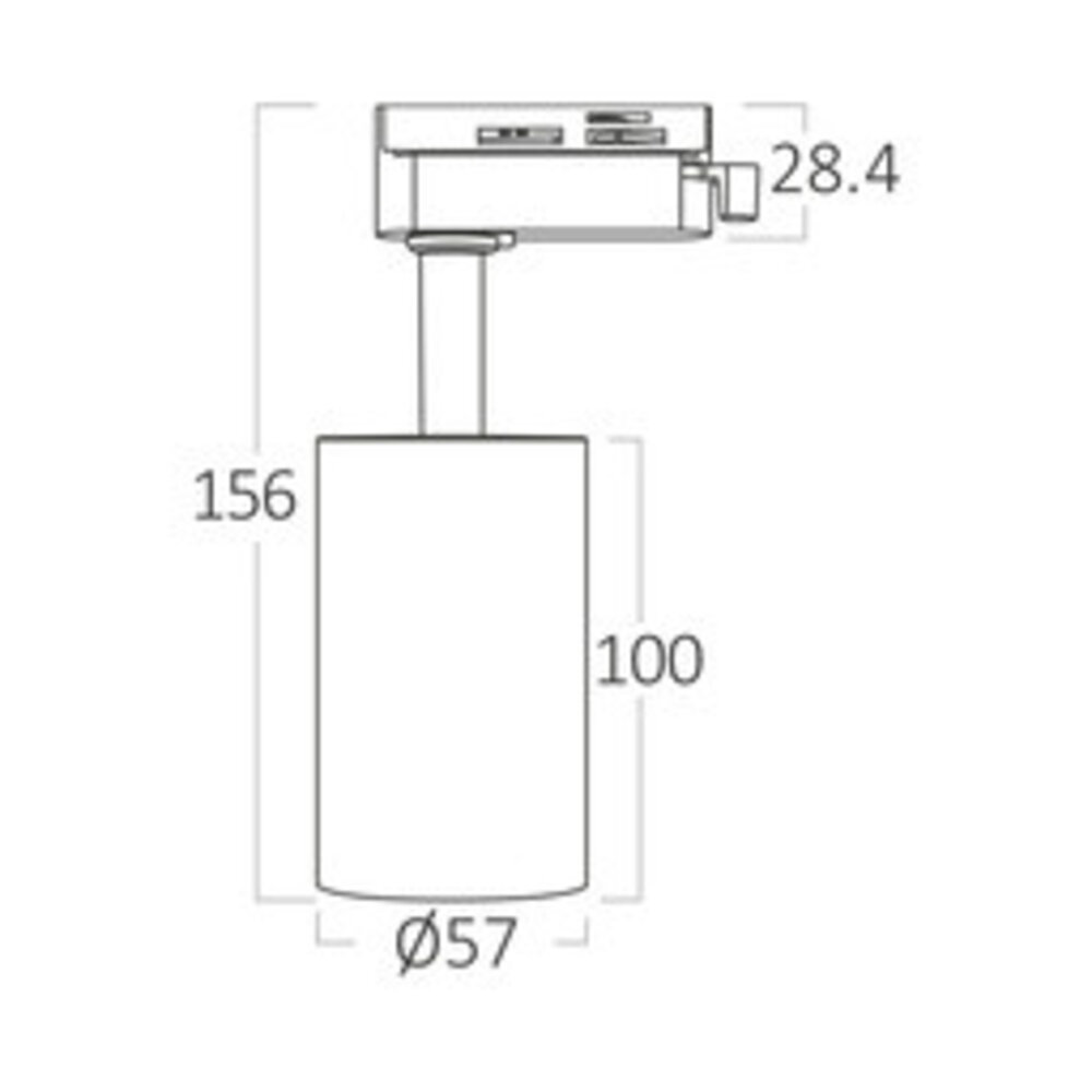 Brayton 1-Phasen GU10 Schienenstrahler Schwarz – LED Beleuchtung Brayton 1-Phasen GU10 Schienenstrahler Schwarz – LED Beleuchtung