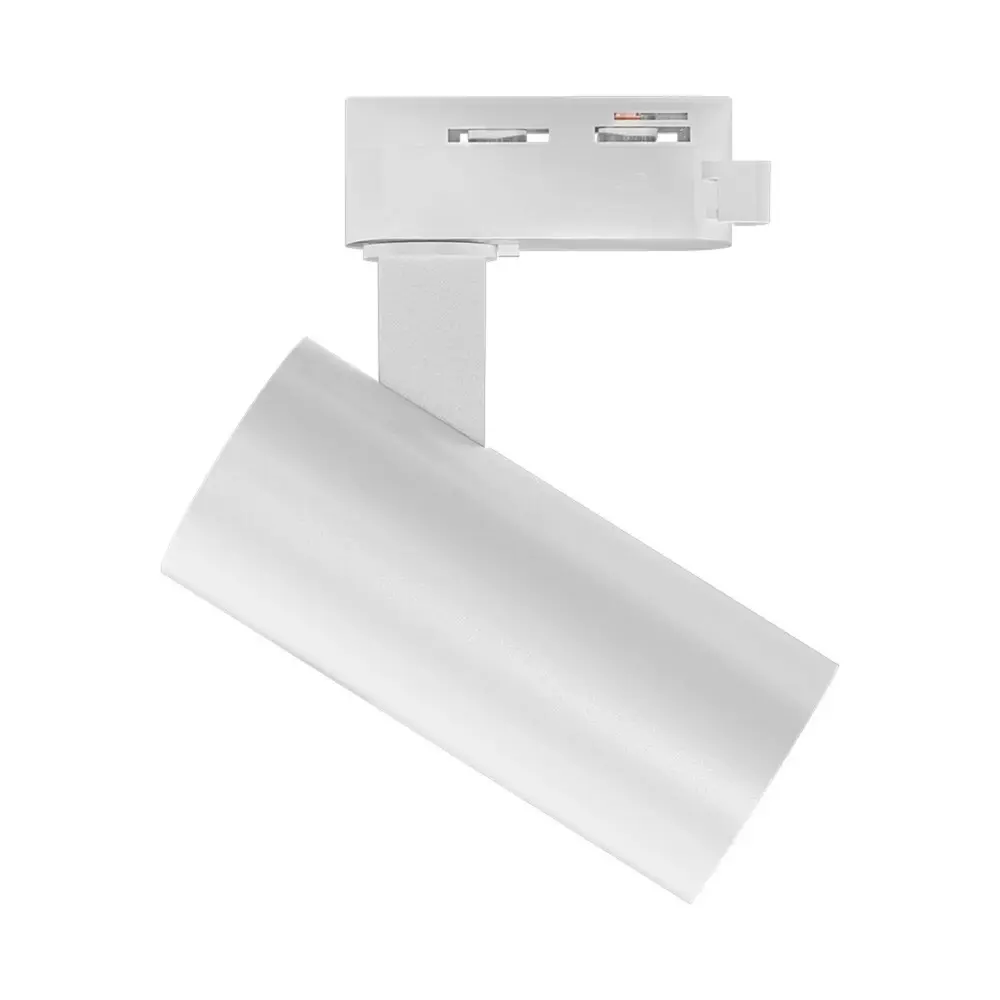 Brayton LED-Schienenstrahler 1-phasig – Weiß – 15 W | 1560 lm – 3 Farbtemperaturen (3000 K/4000 K/6000 K) | 2 Jahre Garantie Brayton LED-Schienenstrahler 1-phasig – Weiß – 15 W | 1560 lm – 3 Farbtemperaturen (3000 K/4000 K/6000 K) | 2 Jahre Garantie