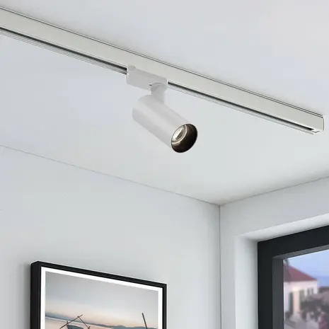 Brayton LED-Schienenstrahler 1-phasig – Weiß – 15 W | 1560 lm – 3 Farbtemperaturen (3000 K/4000 K/6000 K) | 2 Jahre Garantie Brayton LED-Schienenstrahler 1-phasig – Weiß – 15 W | 1560 lm – 3 Farbtemperaturen (3000 K/4000 K/6000 K) | 2 Jahre Garantie