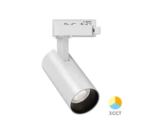 Brayton LED-Schienenstrahler 1-phasig – Weiß – 15 W | 1560 lm – 3 Farbtemperaturen (3000 K/4000 K/6000 K) | 2 Jahre Garantie Brayton LED-Schienenstrahler 1-phasig – Weiß – 15 W | 1560 lm – 3 Farbtemperaturen (3000 K/4000 K/6000 K) | 2 Jahre Garantie
