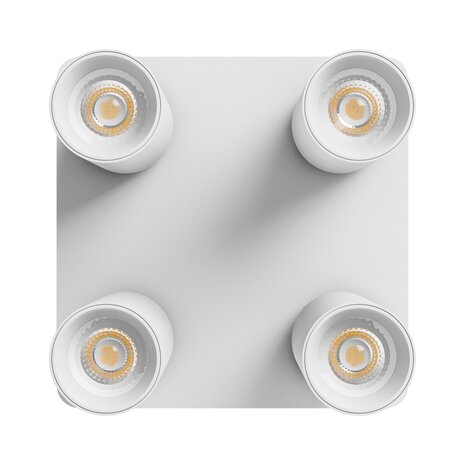 Spectrum LED Deckenstrahler 4-fach Weiß GU10 Quadratisch Verstellbar Spectrum LED Deckenstrahler 4-fach Weiß GU10 Quadratisch Verstellbar