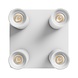 Spectrum LED Deckenstrahler 4-fach Weiß GU10 Quadratisch Verstellbar Spectrum LED Deckenstrahler 4-fach Weiß GU10 Quadratisch Verstellbar