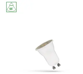 Spectrum LED GU10 – Ø 35 mm – 2 W ersetzt 20 W – 3000 K warmweißes Licht Spectrum LED GU10 – Ø 35 mm – 2 W ersetzt 20 W – 3000 K warmweißes Licht