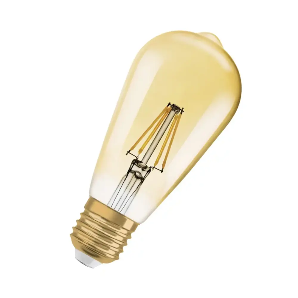 Ledvance Vintage LED-Lampe von 1906 E27 klar 6,5 W - 725 lm – 824 lm, sehr warmweiß | Dimmbar – ersetzt 55-W-Lampe Ledvance Vintage LED-Lampe von 1906 E27 klar 6,5 W - 725 lm – 824 lm, sehr warmweiß | Dimmbar – ersetzt 55-W-Lampe