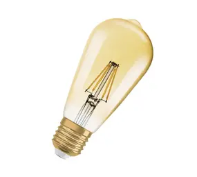 Ledvance Vintage LED-Lampe von 1906 E27 klar 6,5 W - 725 lm – 824 lm, sehr warmweiß | Dimmbar – ersetzt 55-W-Lampe Ledvance Vintage LED-Lampe von 1906 E27 klar 6,5 W - 725 lm – 824 lm, sehr warmweiß | Dimmbar – ersetzt 55-W-Lampe