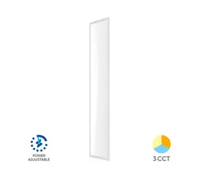 Brayton LED-Panel 120x30cm - 30/40/45W 110lm p/w -3CCT 3000K-4000K-6000K - UGR<22