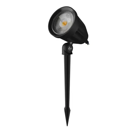 Spectrum LED-Bodenstrahler mit Erdspieß – FLORI LIGERO – IP65 – 6 W – 3000 K Warmweiß | 53 x 66 x 67 mm + 145 mm