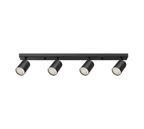 Brayton LED-Deckenstrahler Beta – 4x GU10-Fassung – 640x120mm – Mattschwarz Brayton LED-Deckenstrahler Beta – 4x GU10-Fassung – 640x120mm – Mattschwarz