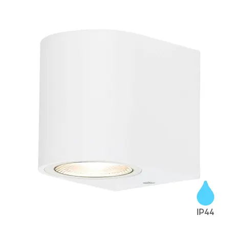 Brayton LED-Außenwandleuchte – 1xGU10 – IP44 – Weiß – Aluminium Brayton LED-Außenwandleuchte – 1xGU10 – IP44 – Weiß – Aluminium