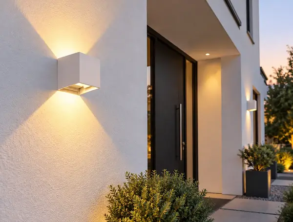 Led line LED Wandleuchte 3000K IP65 - 100MM Cubus Weiß - Up and Down light - Abstrahlwinkel anpassbar Led line LED Wandleuchte 3000K IP65 - 100MM Cubus Weiß - Up and Down light - Abstrahlwinkel anpassbar