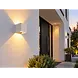Led line LED Wandleuchte 3000K IP65 - 100MM Cubus Weiß - Up and Down light - Abstrahlwinkel anpassbar Led line LED Wandleuchte 3000K IP65 - 100MM Cubus Weiß - Up and Down light - Abstrahlwinkel anpassbar