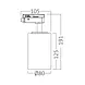Brayton LED-Schienenstrahler 1-phasig – Weiß – 30 W 2960 lm – 3 Farbtemperaturen (3000 K/4000 K/6000 K) | 2 Jahre Garantie