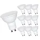 Modee Lighting Vorteilspackung mit 10 Stück – LED-Spot GU10 – 6 W (ersetzt 45 W) – 2700 K warmweißes Licht Modee Lighting Vorteilspackung mit 10 Stück – LED-Spot GU10 – 6 W (ersetzt 45 W) – 2700 K warmweißes Licht