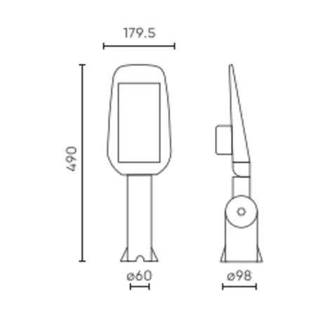 Led line LED-Straßenleuchte IP65 – 50 W 5000 Lumen 4000 K – 3 Jahre Garantie Led line LED-Straßenleuchte IP65 – 50 W 5000 Lumen 4000 K – 3 Jahre Garantie