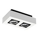 Mi-Light - Intelligente LED-Steuerung für moderne Beleuchtungslösungen GU10 LED Deckenaufbaustrahler - 2-flammig - Weiß/Schwarz - Schwenkbar 30° - Aluminium - IP20 - Ohne Leuchtmittel