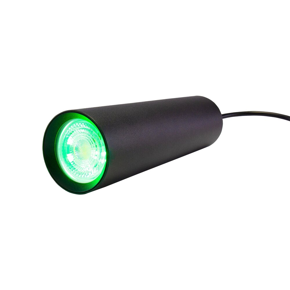 Spectrum LED Pendelleuchte für 3-Phasen-Schiene - Schwarz - Ø55x200mm - 1m Kabel - IP20 - Ohne Leuchtmittel Spectrum LED Pendelleuchte für 3-Phasen-Schiene - Schwarz - Ø55x200mm - 1m Kabel - IP20 - Ohne Leuchtmittel