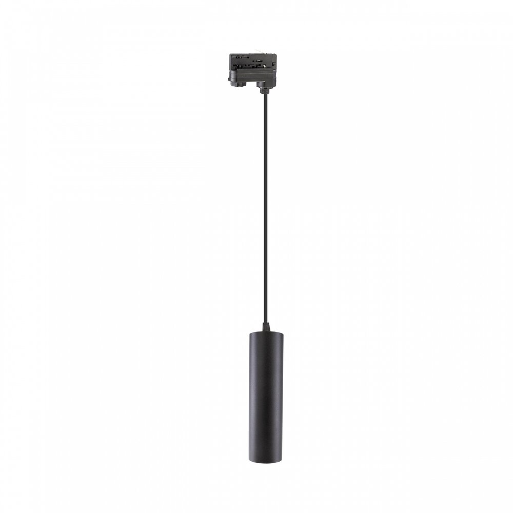 Spectrum LED Pendelleuchte für 3-Phasen-Schiene - Schwarz - Ø55x200mm - 1m Kabel - IP20 - Ohne Leuchtmittel Spectrum LED Pendelleuchte für 3-Phasen-Schiene - Schwarz - Ø55x200mm - 1m Kabel - IP20 - Ohne Leuchtmittel